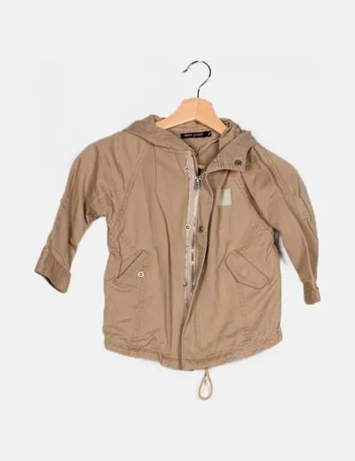 MINI POINT Cazadora camel básica