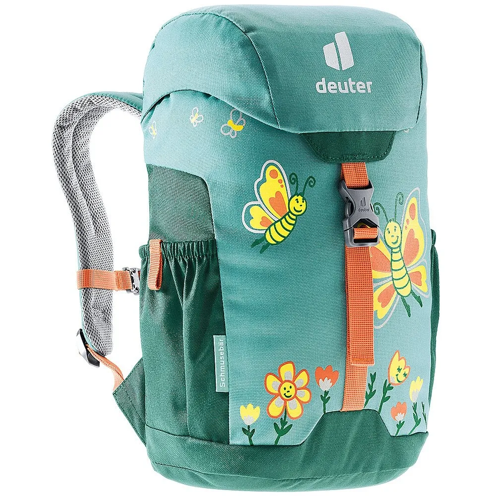 MOCHILA DEUTER SCHMUSEBäR  DUST BLUE/ALPINE GREEN  KID´S