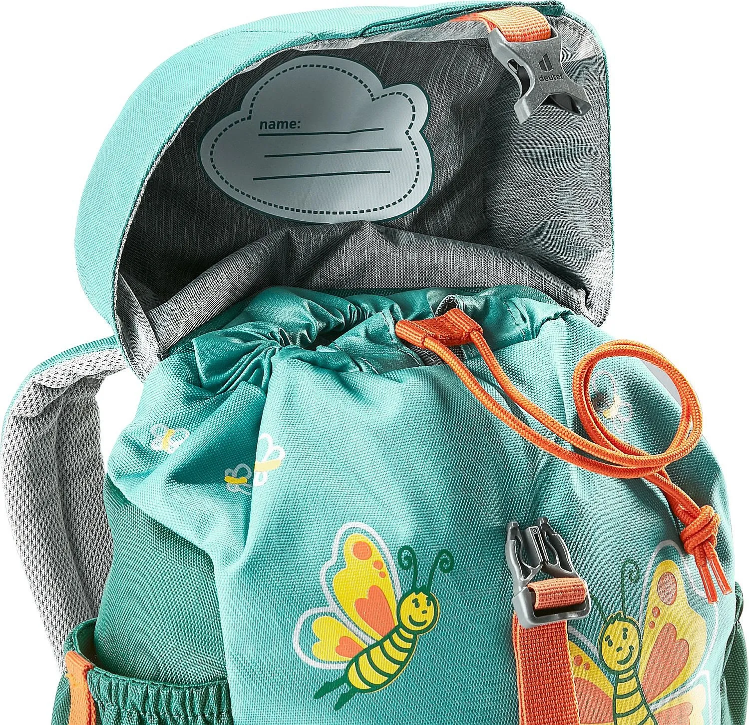MOCHILA DEUTER SCHMUSEBäR  DUST BLUE/ALPINE GREEN  KID´S
