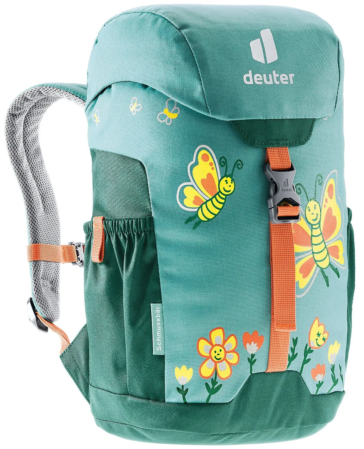 MOCHILA DEUTER SCHMUSEBäR  DUST BLUE/ALPINE GREEN  KID´S