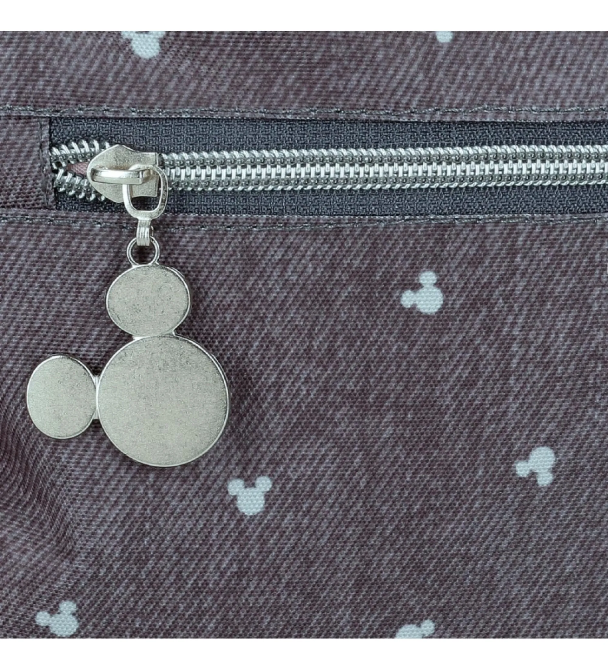 Mochila escolar Mickey studs doble compartimento antracita