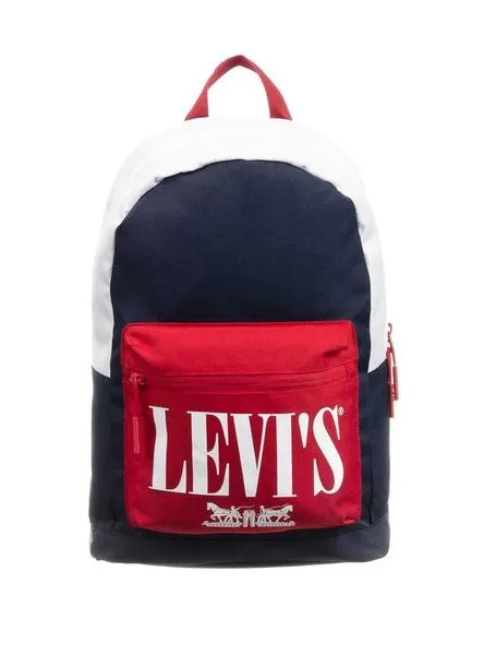 mochila levis serif azul marino para niño y niña