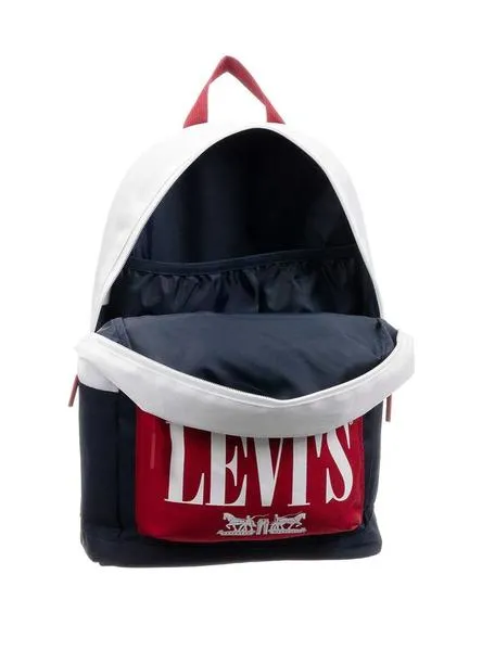 mochila levis serif azul marino para niño y niña