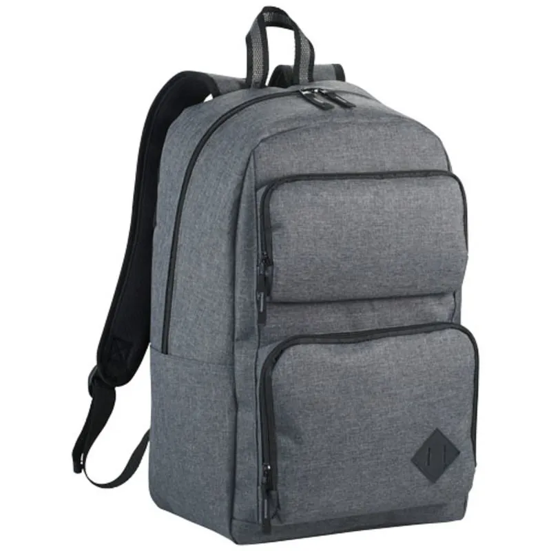 Mochila promocional para portátil de 15' Deluxe Graphite
