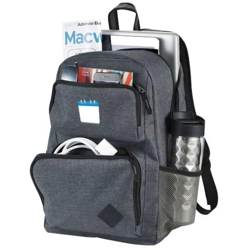 Mochila promocional para portátil de 15' Deluxe Graphite
