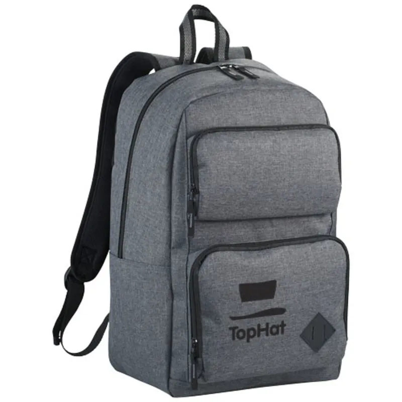 Mochila promocional para portátil de 15' Deluxe Graphite