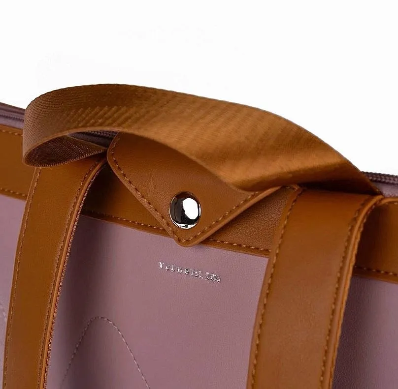 MOCHILA VUCH VANDA  LIGHT PINK/BROWN  WOMEN´S