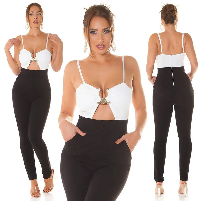 Mono escotado blanco