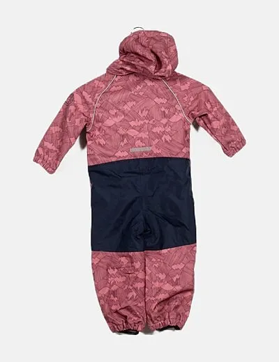 Name it Buzo nieve rosa estampado geométrico