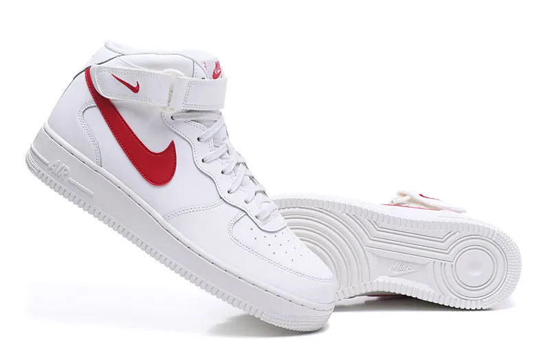 Nike Air Froce Red Tick Mid