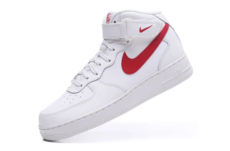 Nike Air Froce Red Tick Mid