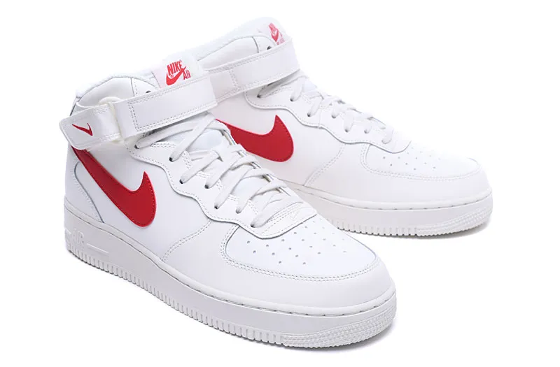 Nike Air Froce Red Tick Mid