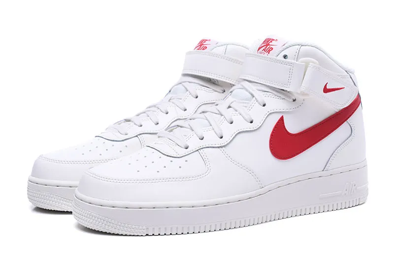 Nike Air Froce Red Tick Mid