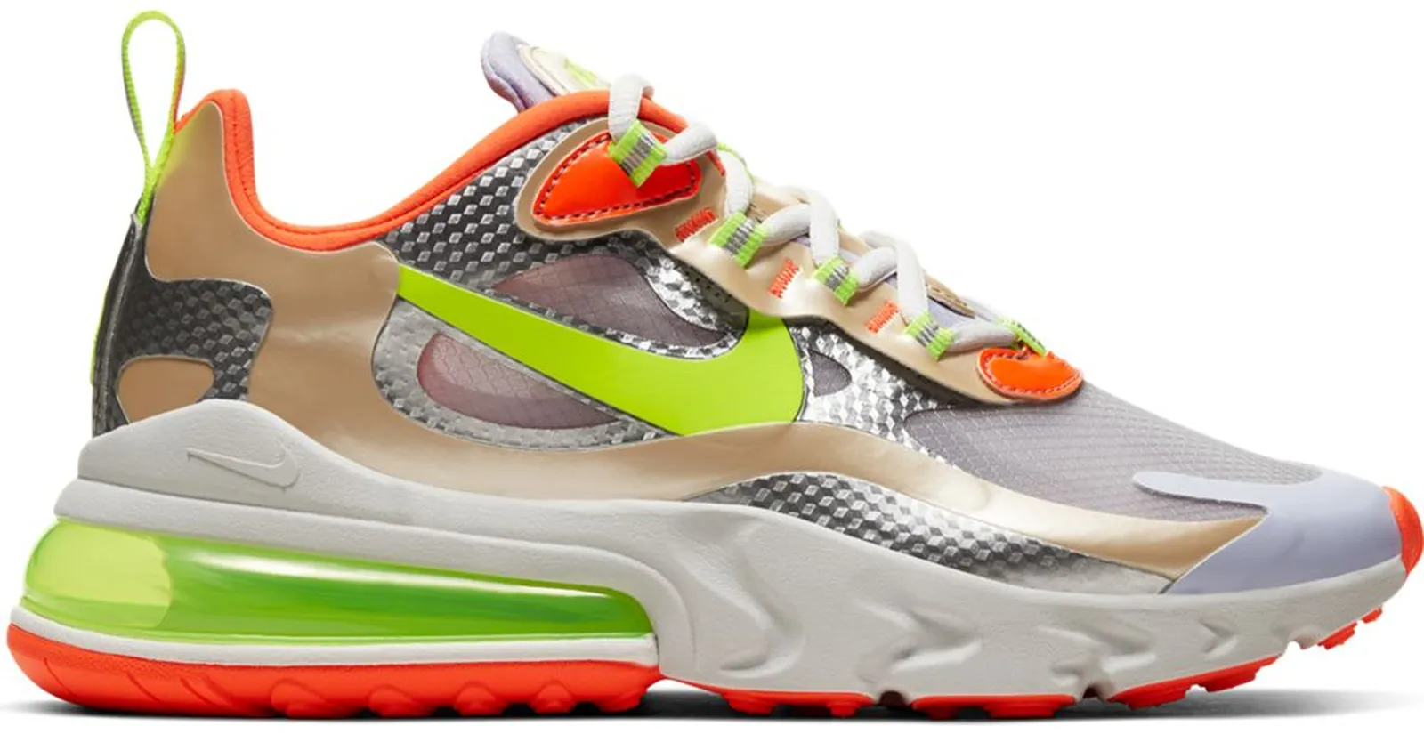 Nike Air Max 270 React Desert Ore Volt Orange W