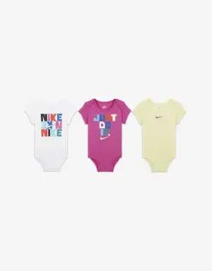 Nike Conjunto de tres bodies