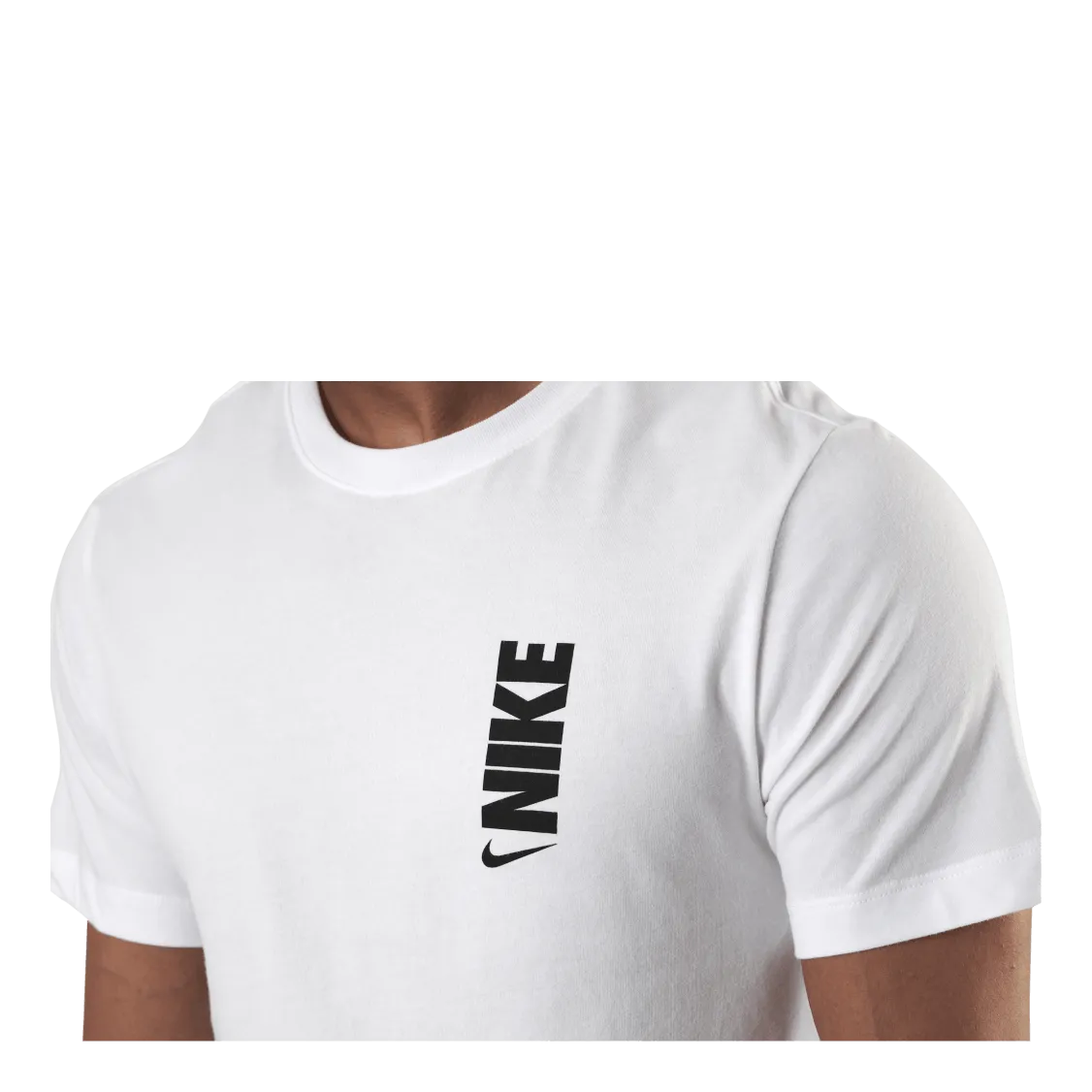 NIKE DRIFIT EXTRA BOLD SS TEE WHITE