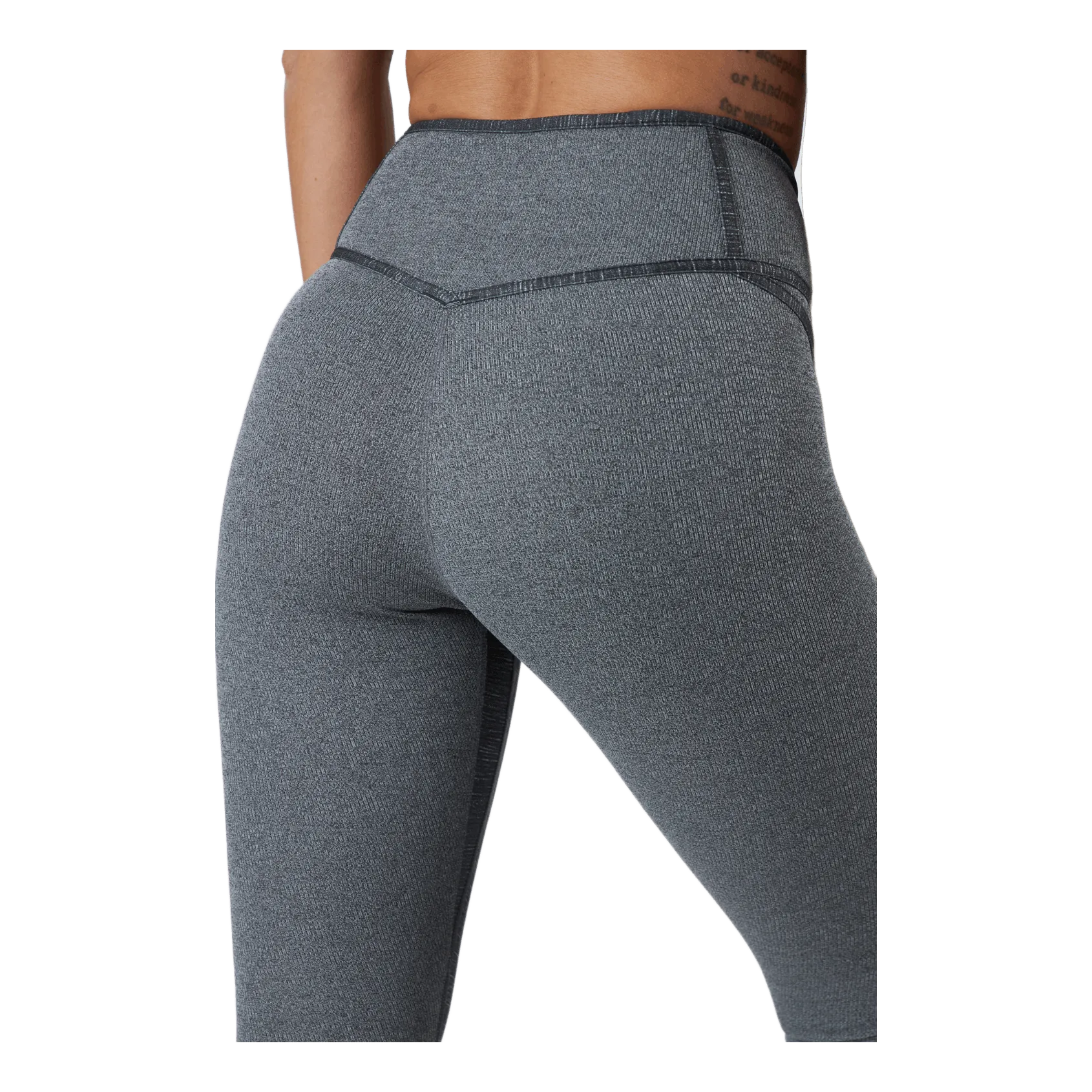 NIKE DRIFIT ONE LUXE WOMEN'S MIDR BLACK/HTR