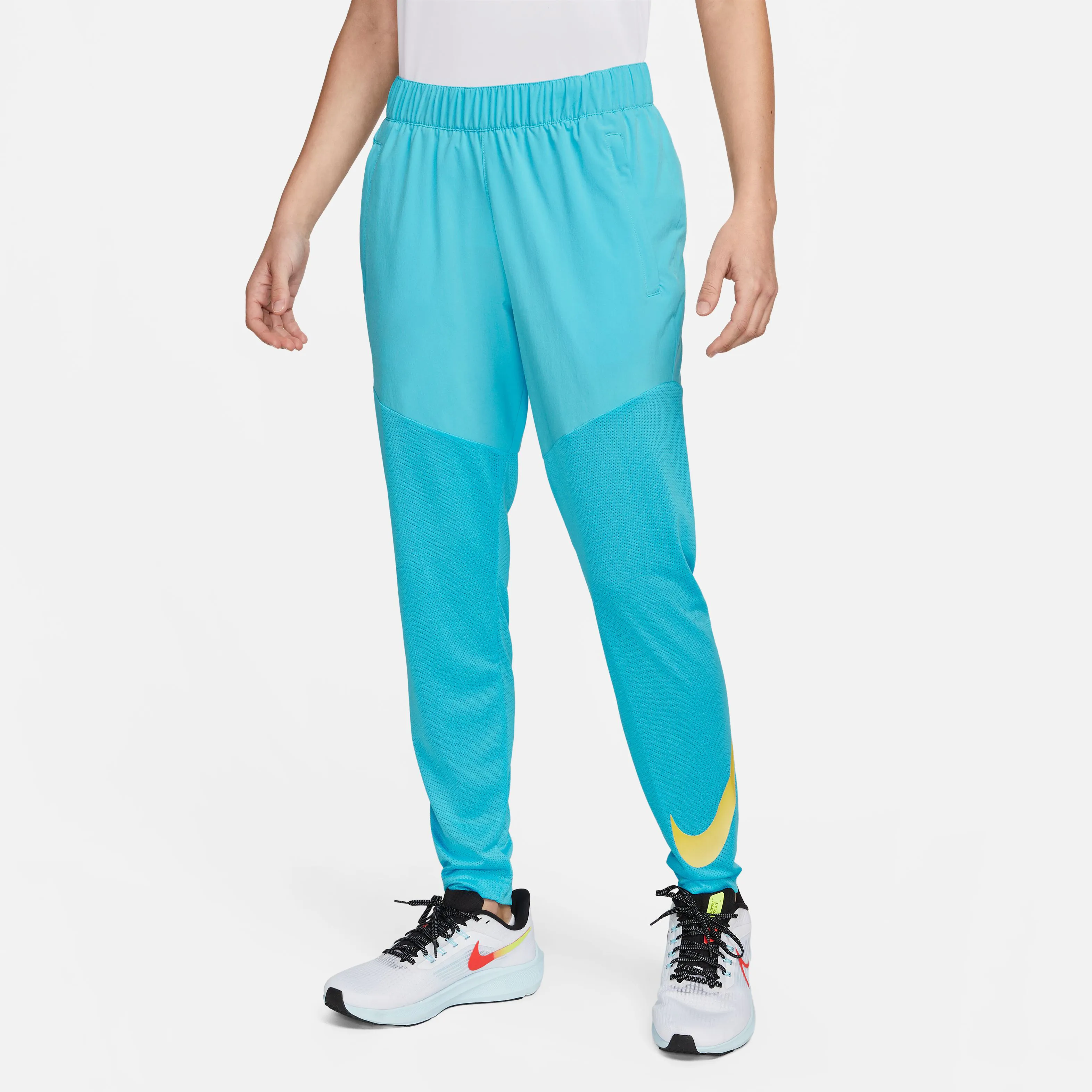 NIKE DRIFIT SWOOSH RUN PANTALóN LARGO MUJERES