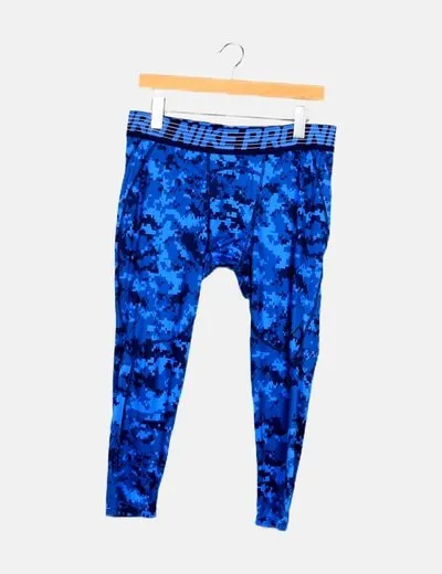 Nike Legging azul estampado