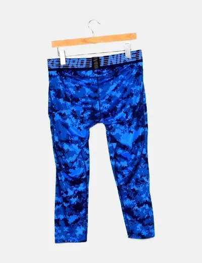 Nike Legging azul estampado