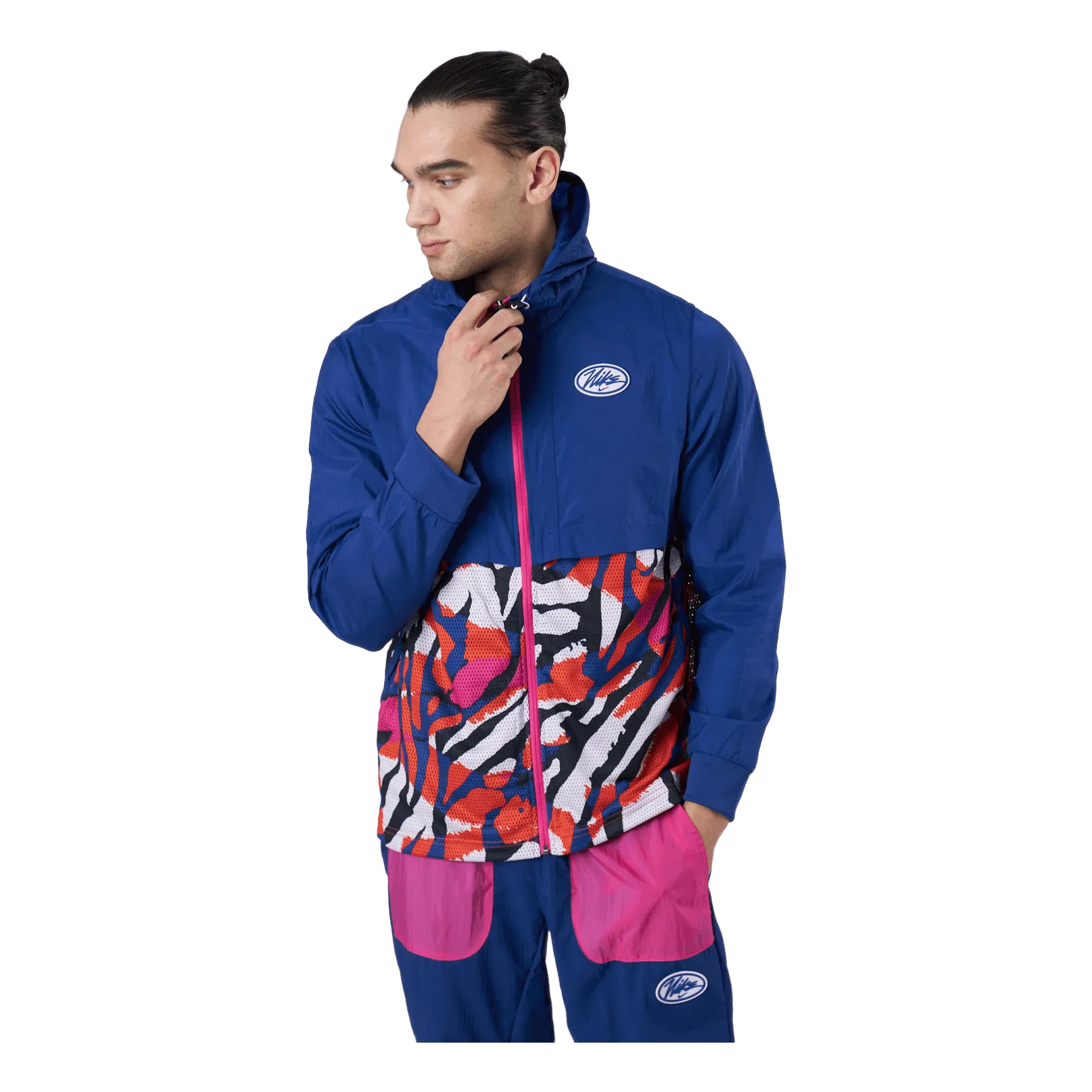 NIKE NIKE DRIFIT SPORT CLASH MEN'S DEEP ROYAL BLUE/ACTIVE PINK