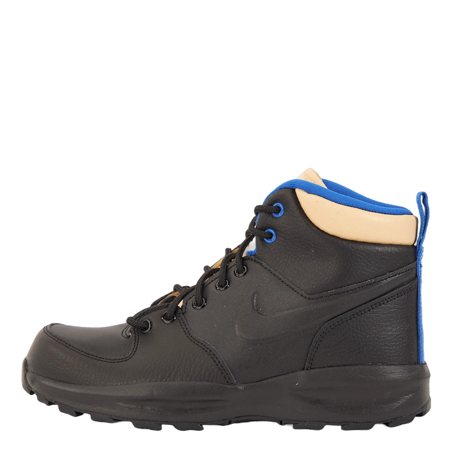 NIKE NIKE MANOA LTR BIG KIDS' BOOTS BLACK/BLACKSESAMEGAME ROYAL