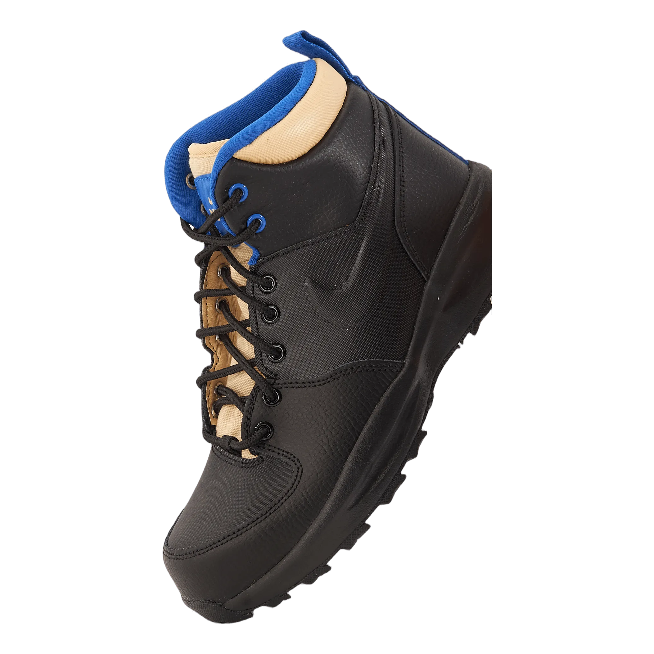 NIKE NIKE MANOA LTR BIG KIDS' BOOTS BLACK/BLACKSESAMEGAME ROYAL