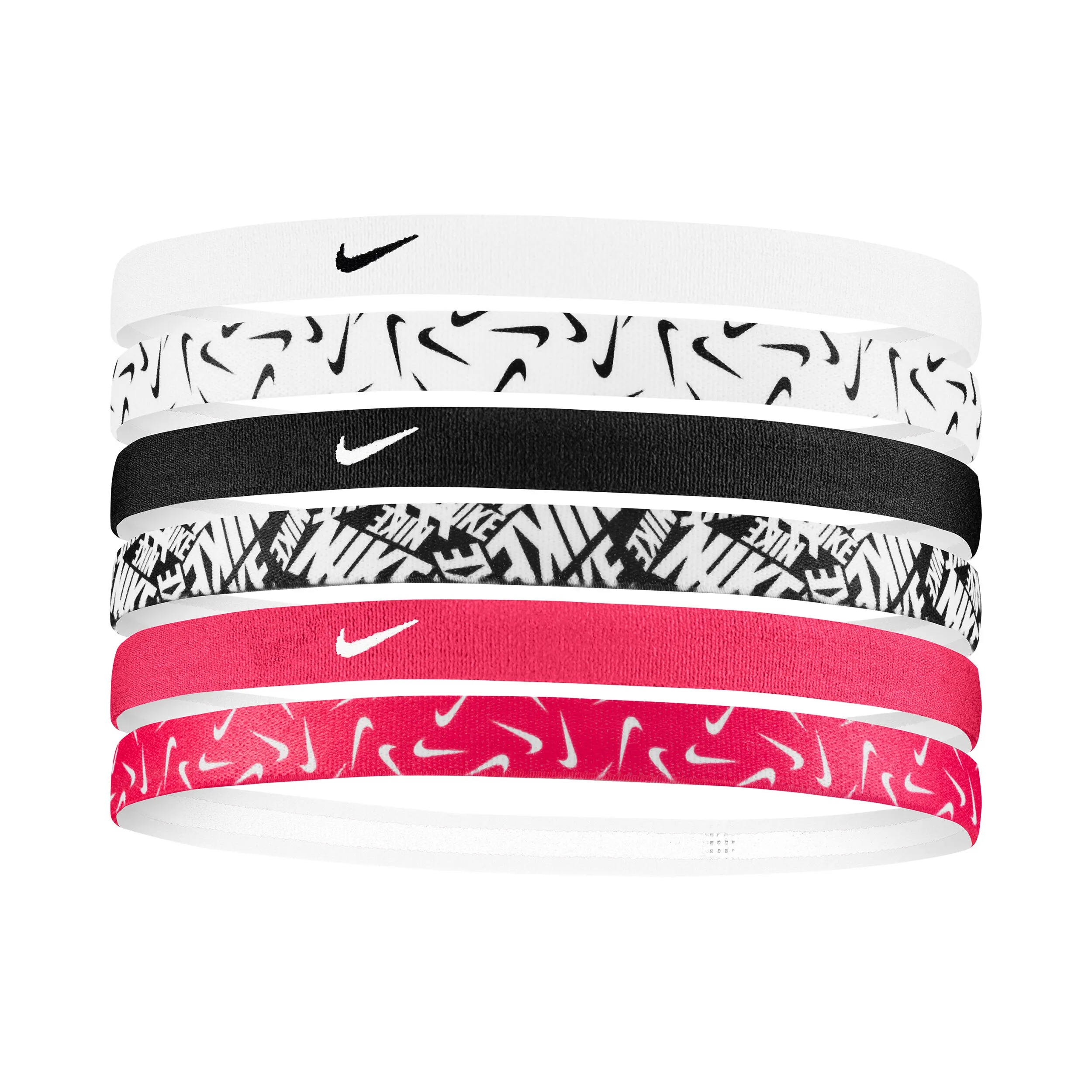 Nike Printed Cinta Para La Cabeza Pack De 6