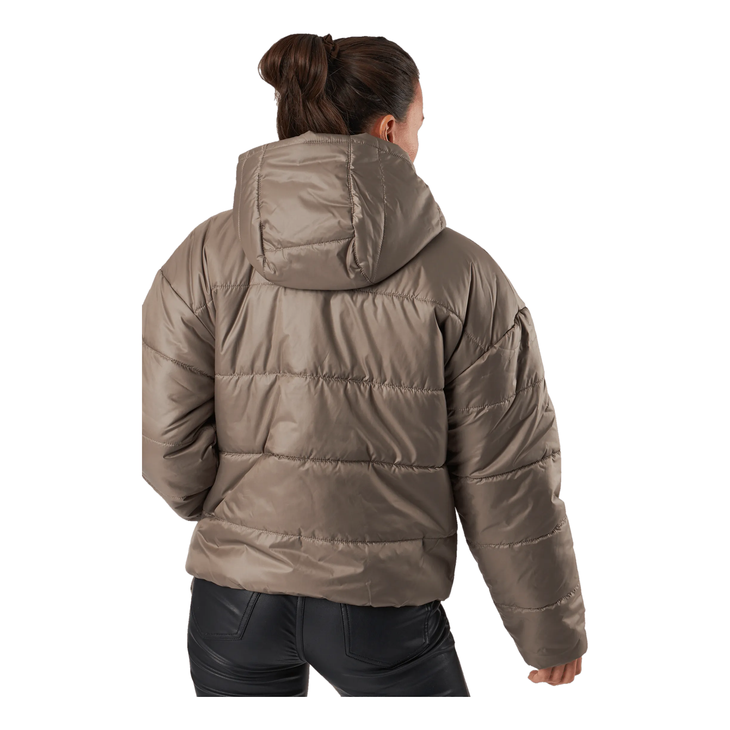 Nike W Nsw Syn Tf Rpl Hd Jkt Olive Grey/black/black