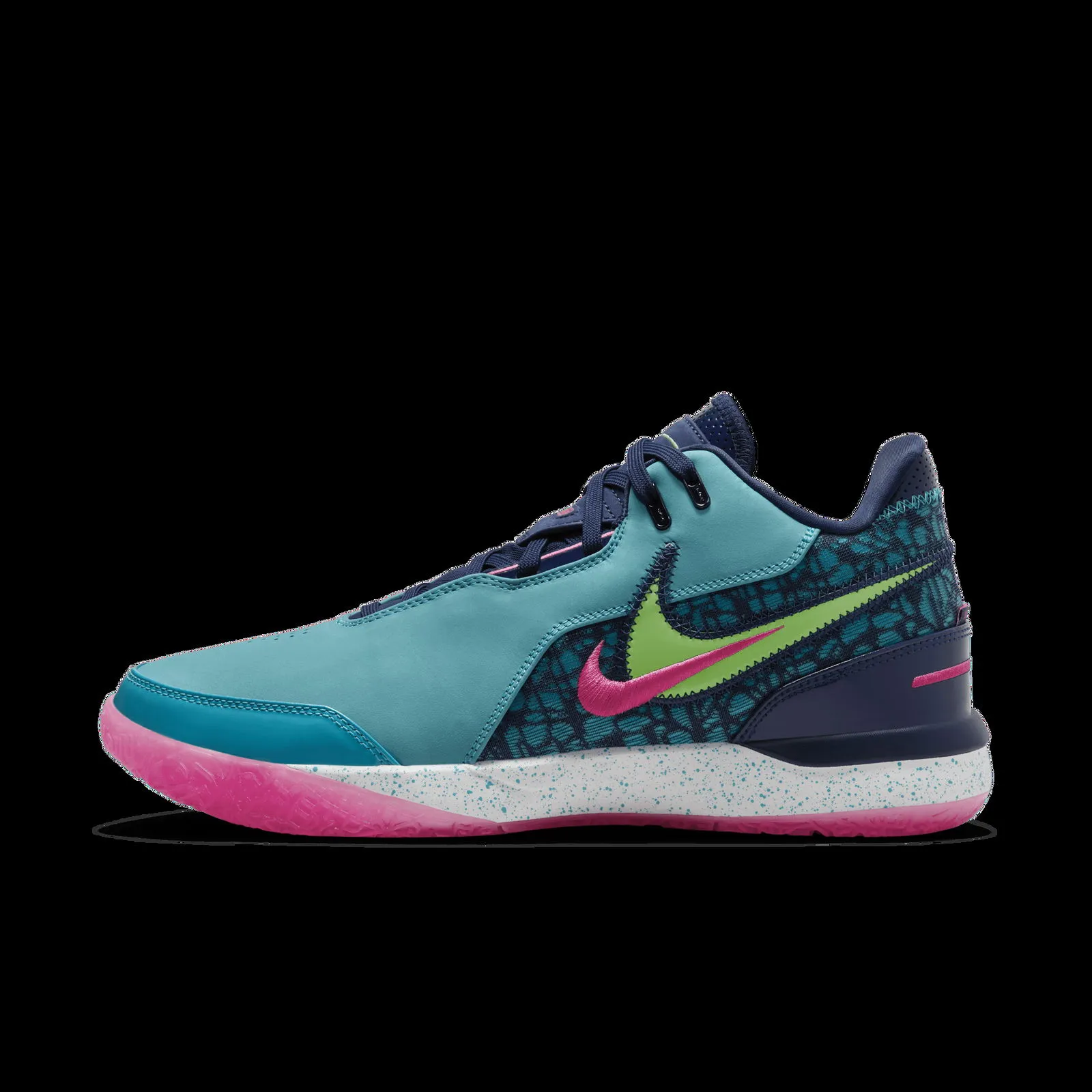 NIKE ZOOM LEBRON NXXT GEN AMPD DIGITAL VICE, DUSTY CACTUS/GREEN STRIKEMIDNIGHT NAVYFIERCE PINKPLAYFUL PINKSAIL