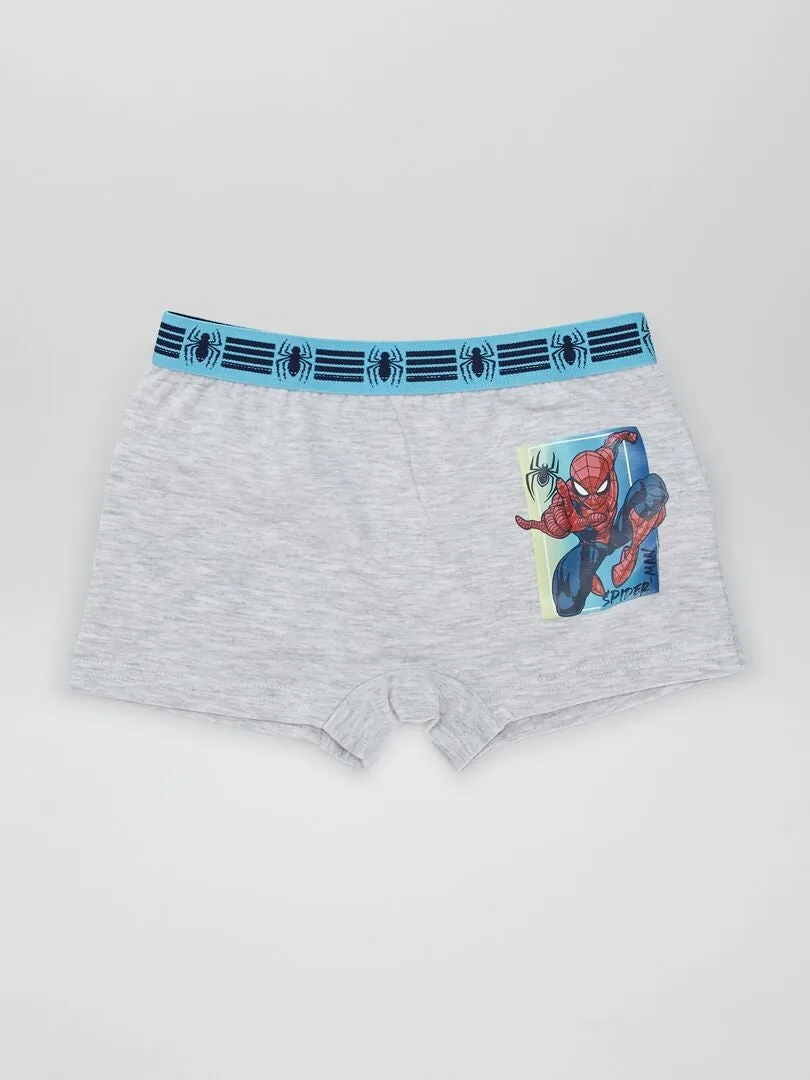 PACK DE 2 BOXERS 'SPIDERMAN' 'MARVEL'  GRIS