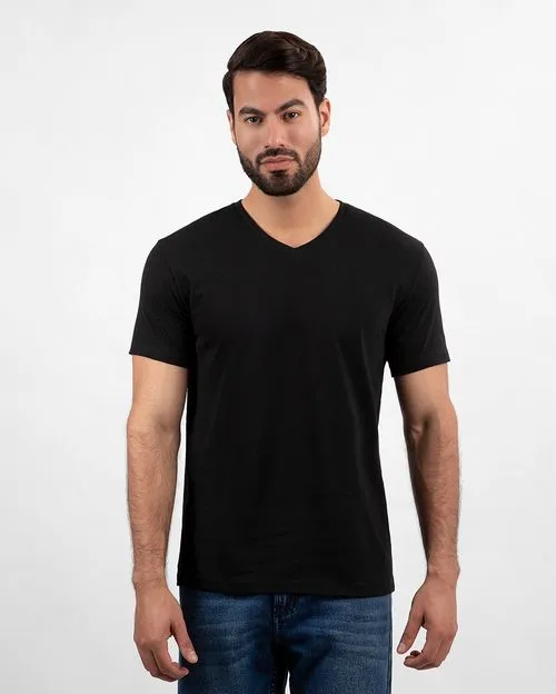 Pack de 3 polos Hombre Cuello V Gris Poly / Negro / Azul Oxford
