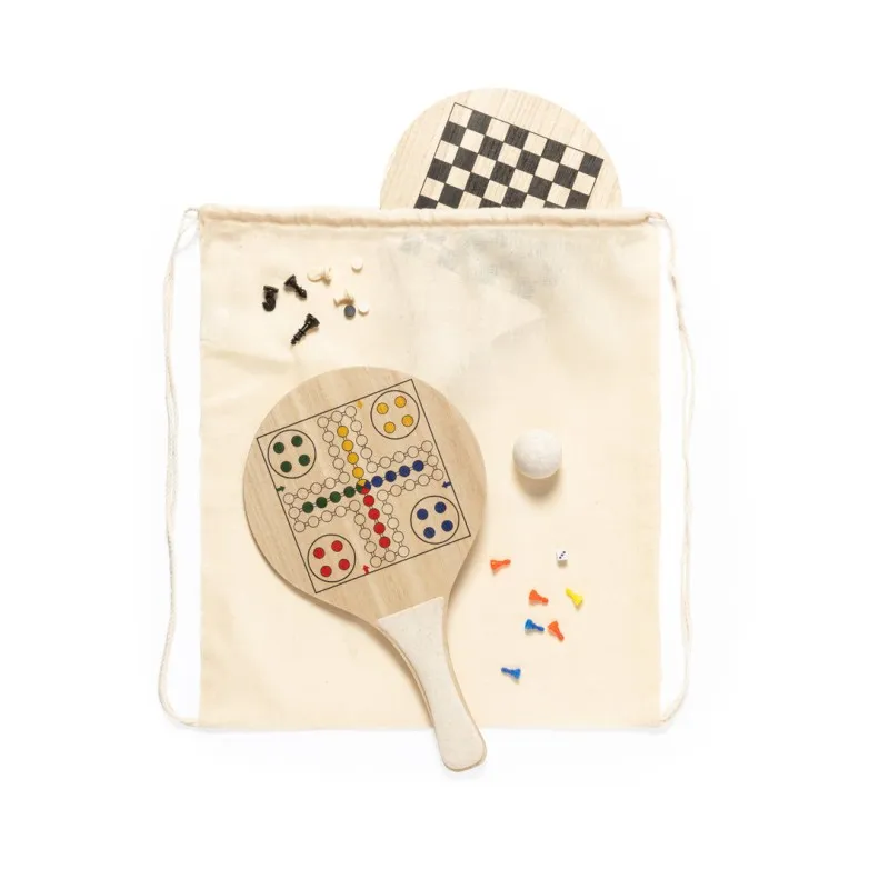 Palas Playa Pecter 3 Juegos. Funda Algodón