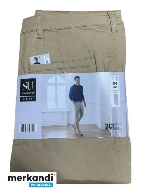 Pantalones de hombre rectos para el ocio y la primavera