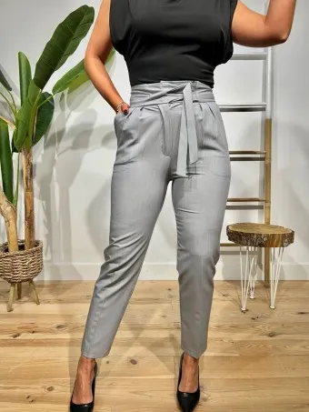 Pantalón Carrot NICONNE Gris