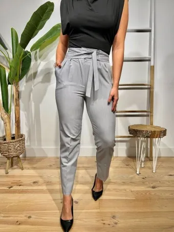 Pantalón Carrot NICONNE Gris