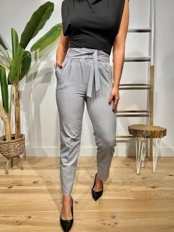 Pantalón Carrot NICONNE Gris