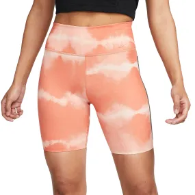 Pantalón corto Nike W NK ONE LUXE DF MR 7IN ST AOP