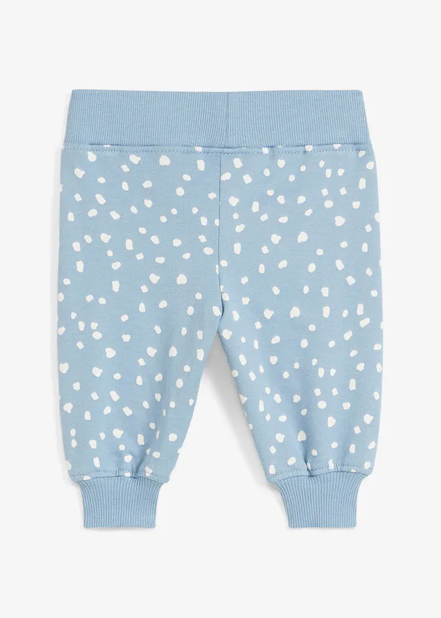 PANTALóN DE CHáNDAL AZUL PáLIDOBLANCO DE LUNARES
