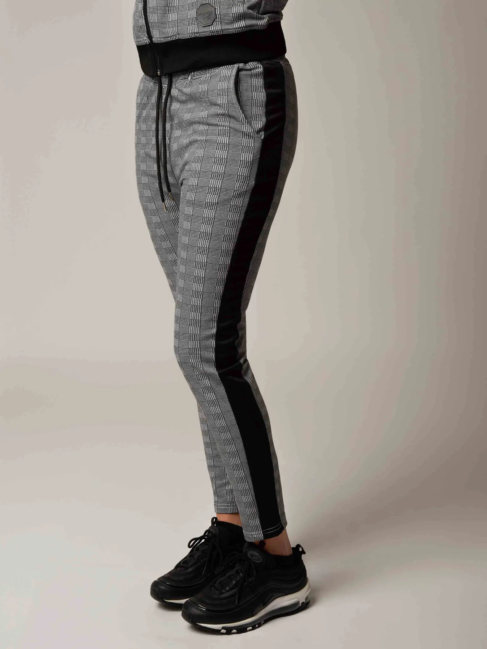 Pantalón de chándal con estampado de cuadros