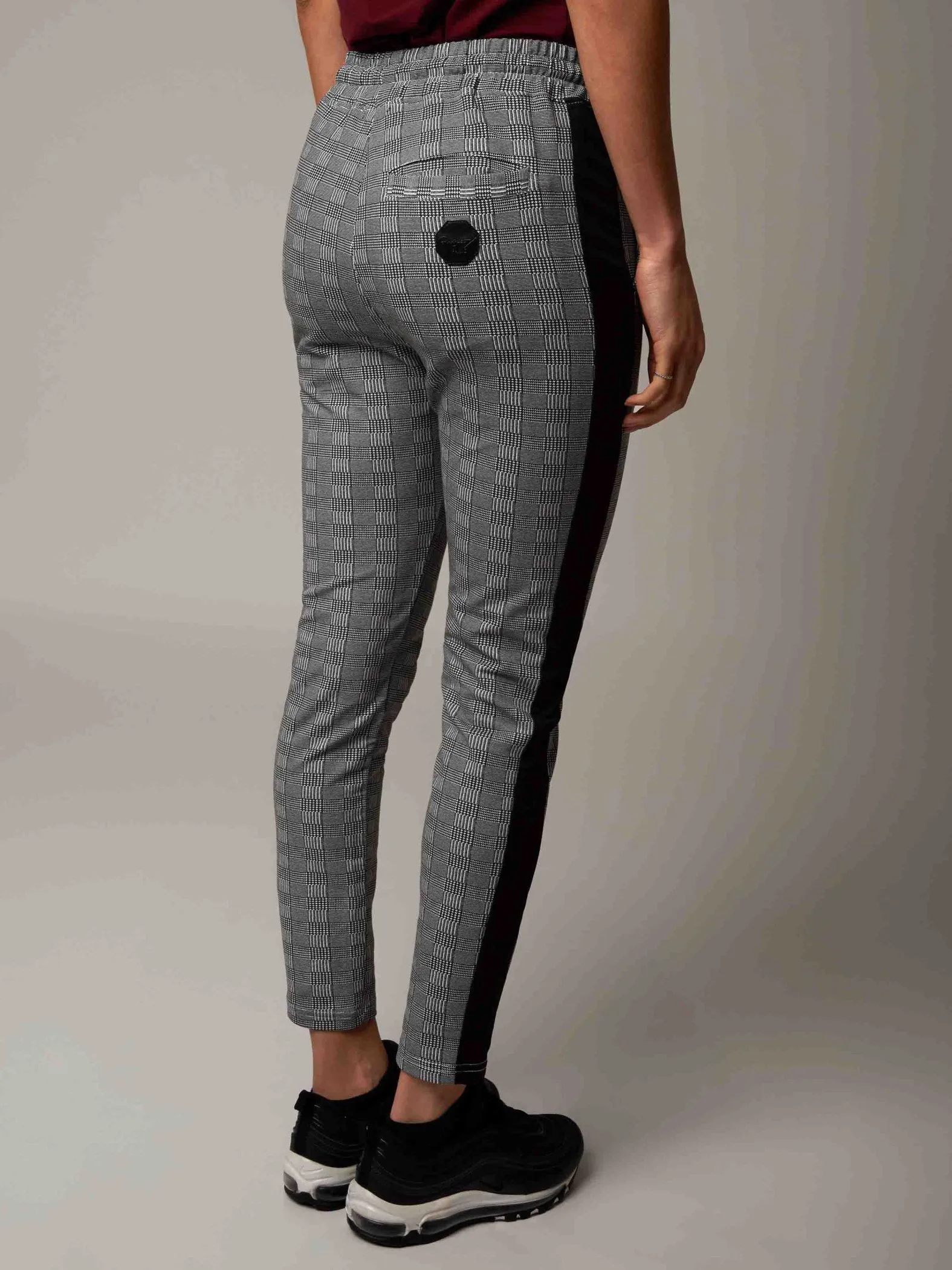 Pantalón de chándal con estampado de cuadros