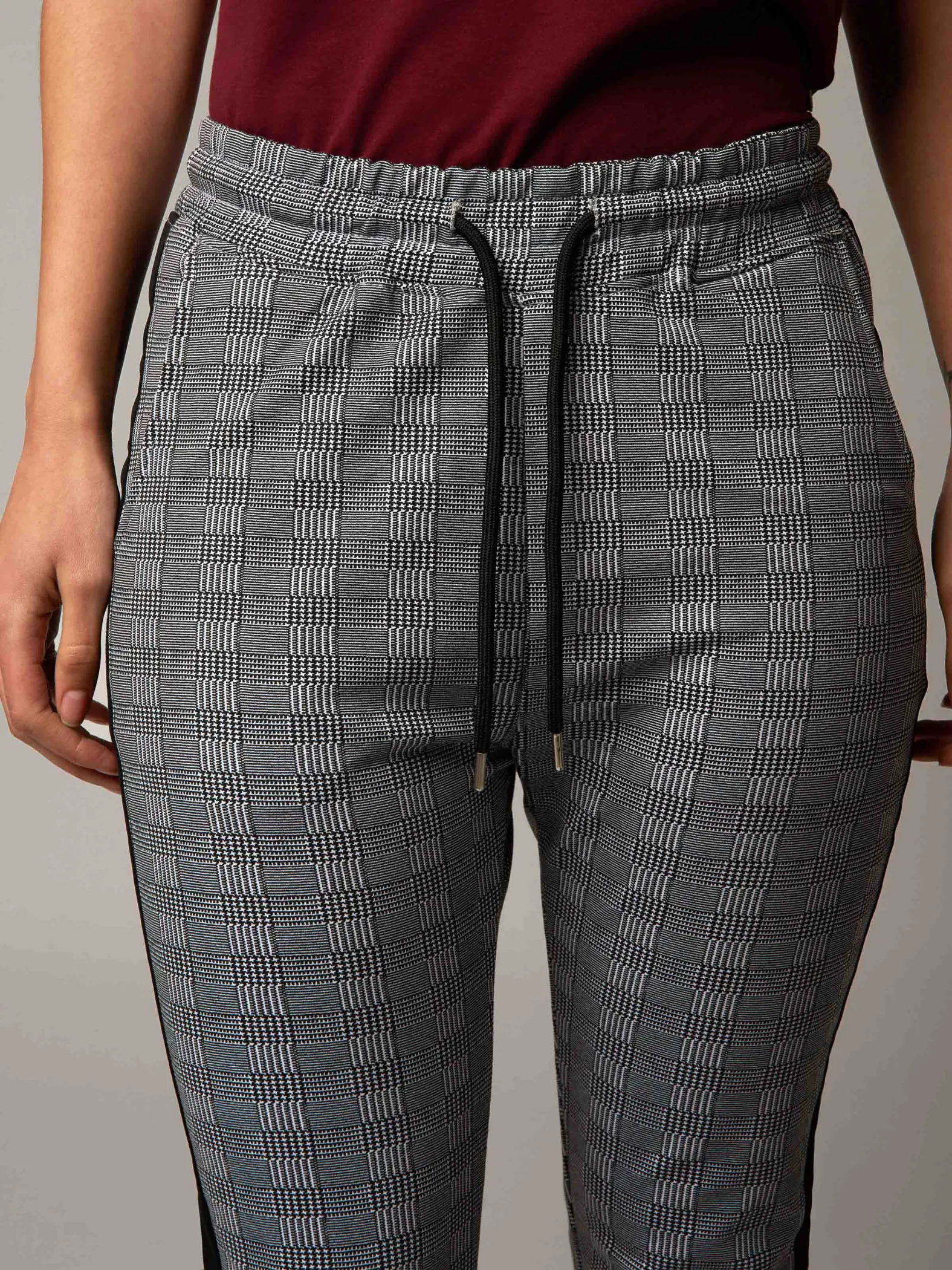 Pantalón de chándal con estampado de cuadros