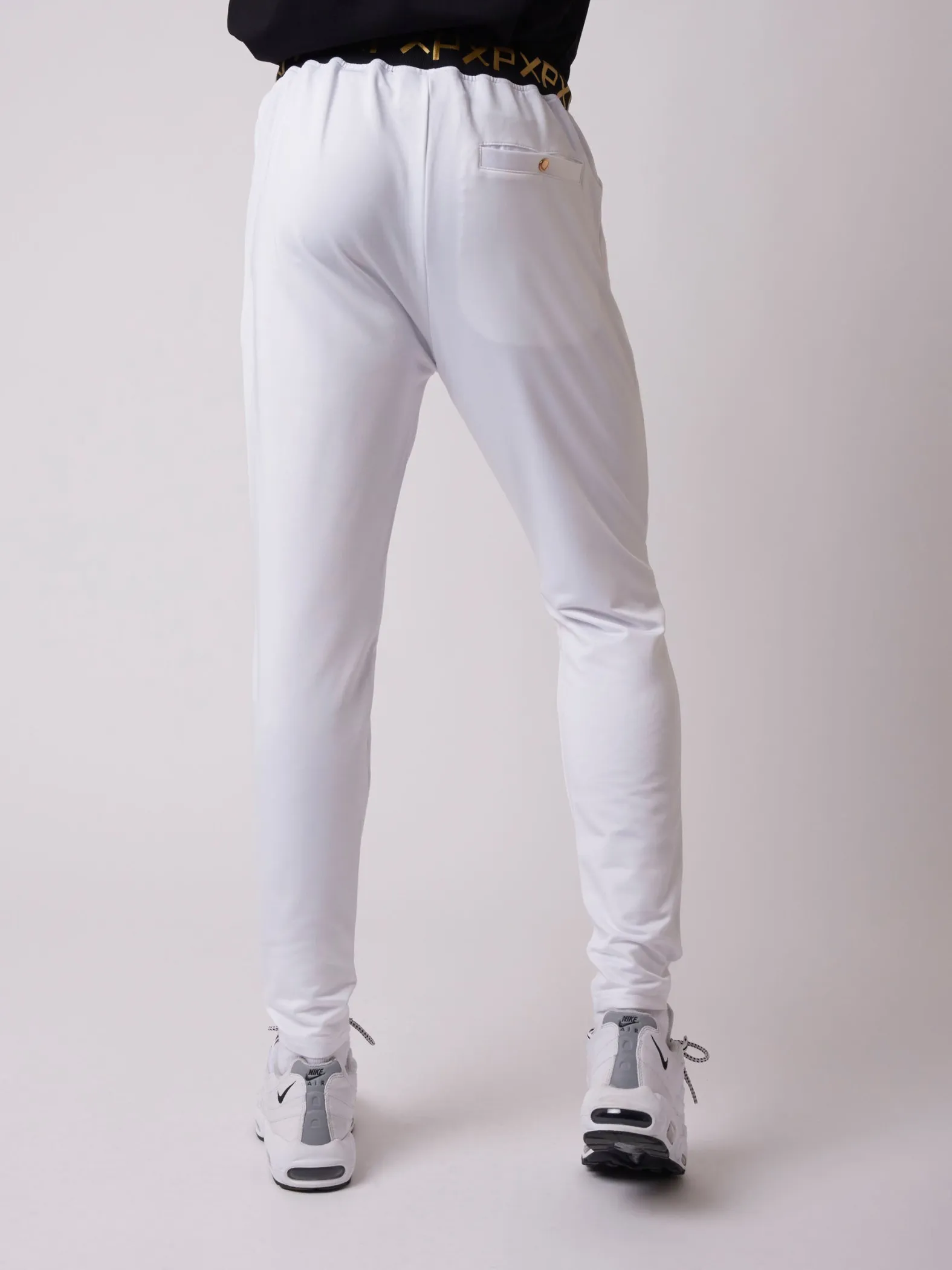 Pantalón de chándal con estampado dorado