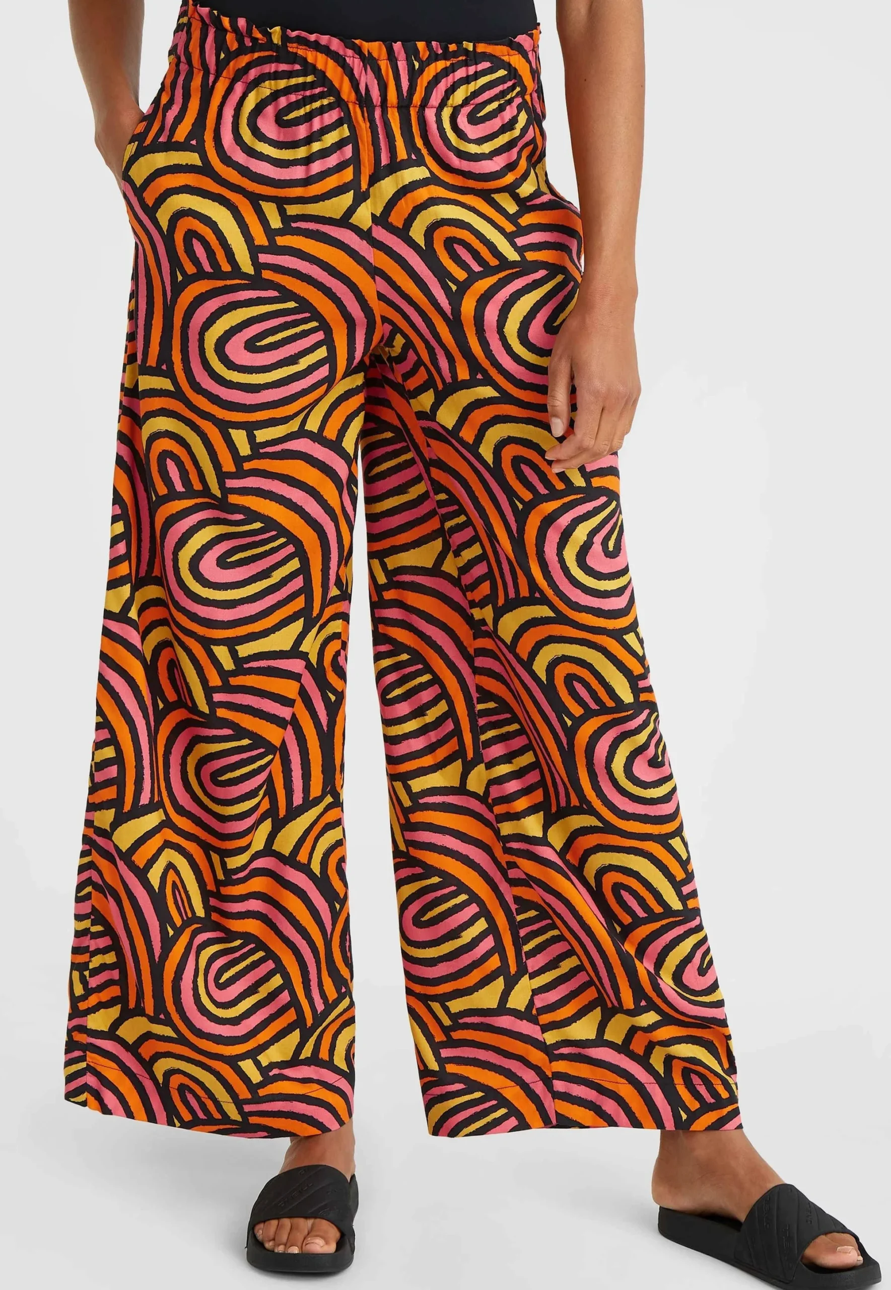 PANTALóN LARGO O´NEILL  PARA MUJER MALIA BEACH REF1550102  COLOR ORANGE RAINBOW STRIPE