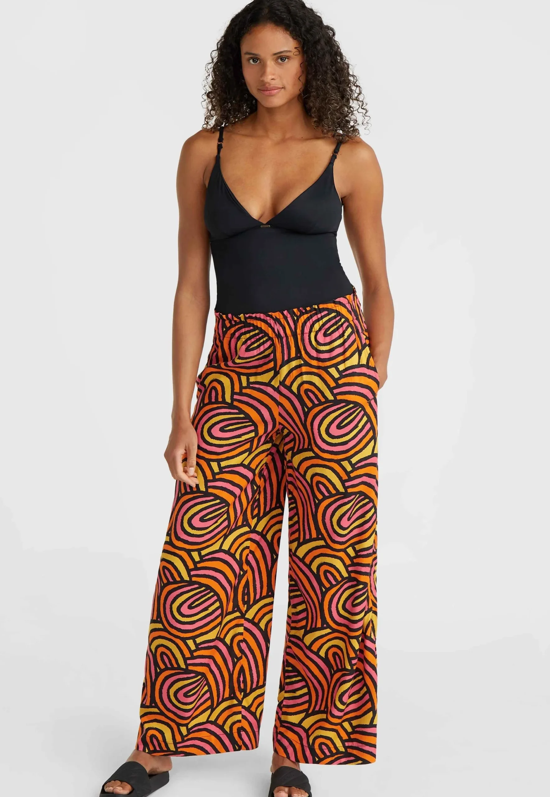 Pantalón largo O´NEILL  para mujer MALIA BEACH Ref-1550102  Color orange rainbow stripe
