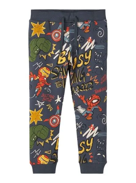Pantalón Name It Aage Avengers Gris para Niño