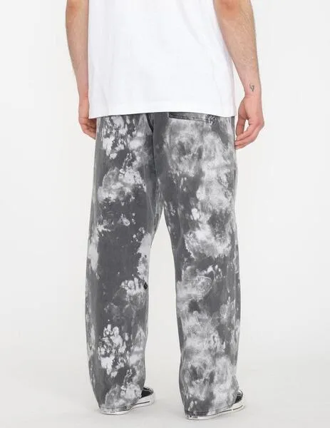 PANTALóN VOLCOM ASPHALT BEACH EW  BLACK WHITE