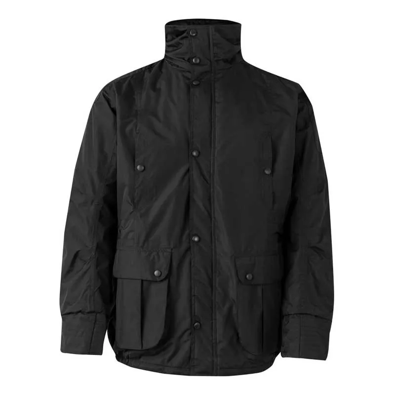 PARKA IMPERMEABLE MULTIBOLSILLOS NEGRA  VELILLA