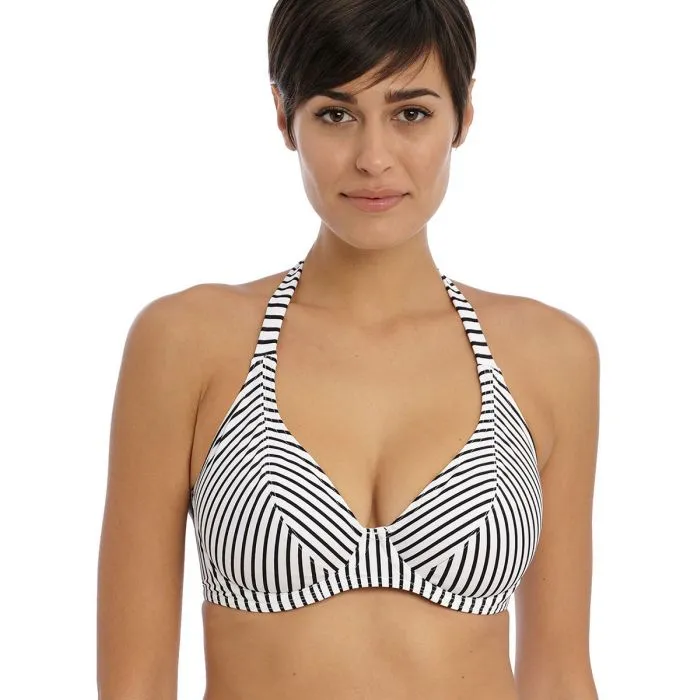 Parte de arriba Bikini Freya Swim Jewel cove Halter AS7232 Stripe Black