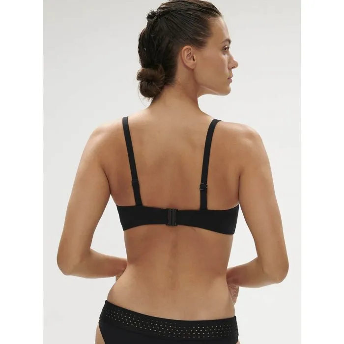 Parte de arriba Bikini Simone Perele Hoya Bandeau con aros 1EAB31 Negro